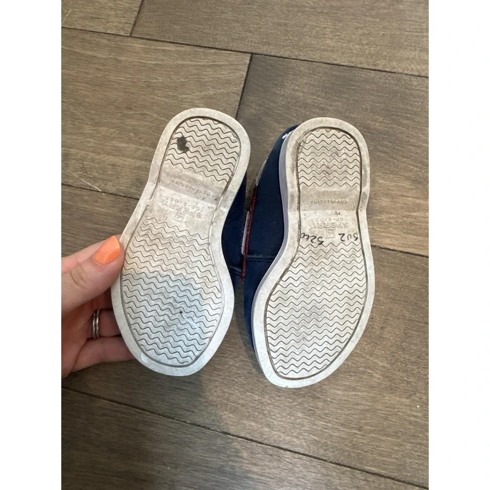 Sperry Vineyard‎ Vines AO Slip On Shoes Boys Size 6M Whale Flag Print Boat